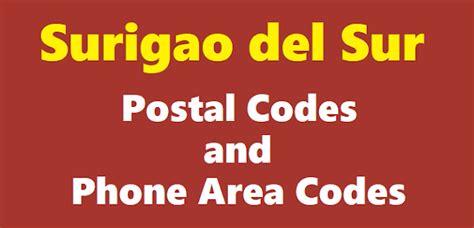 Surigao del Sur ZIP Codes/Postal Codes and Phone .